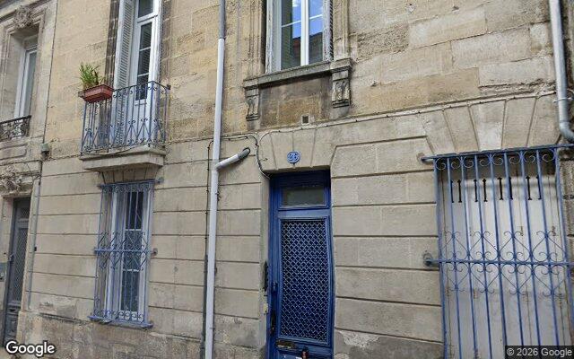 Façade : 26B rue Monadey, Bordeaux
