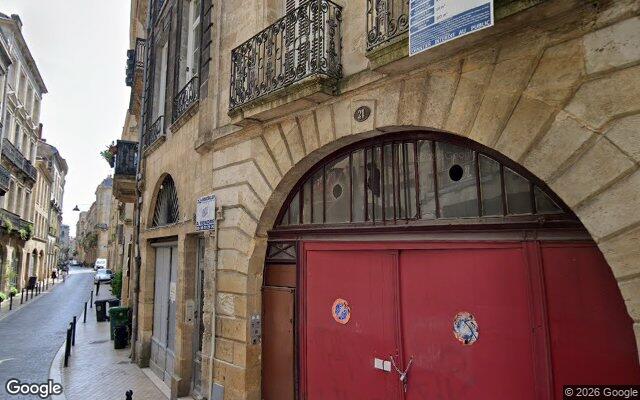 Façade : 21 rue de la Rousselle, Bordeaux